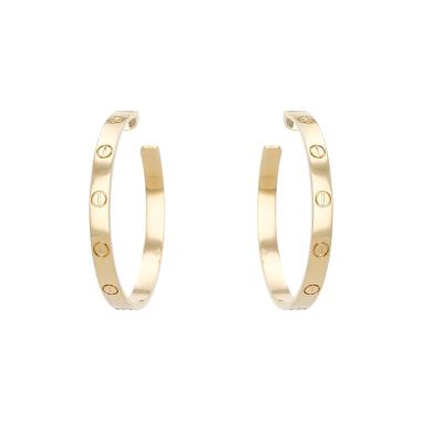 Orecchini Cartier Love in oro giallo