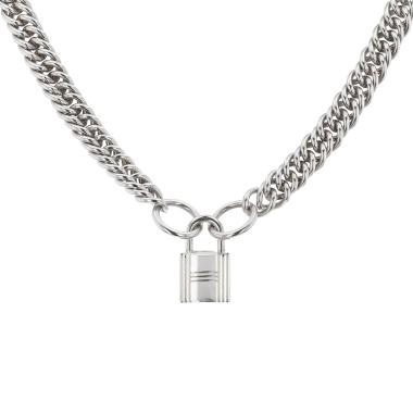 Collar Hermès Kelly de plata