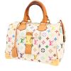 Bolso de mano Louis Vuitton X Murakami Speedy 30 en lona Monogram multicolor y cuero natural - 00pp thumbnail