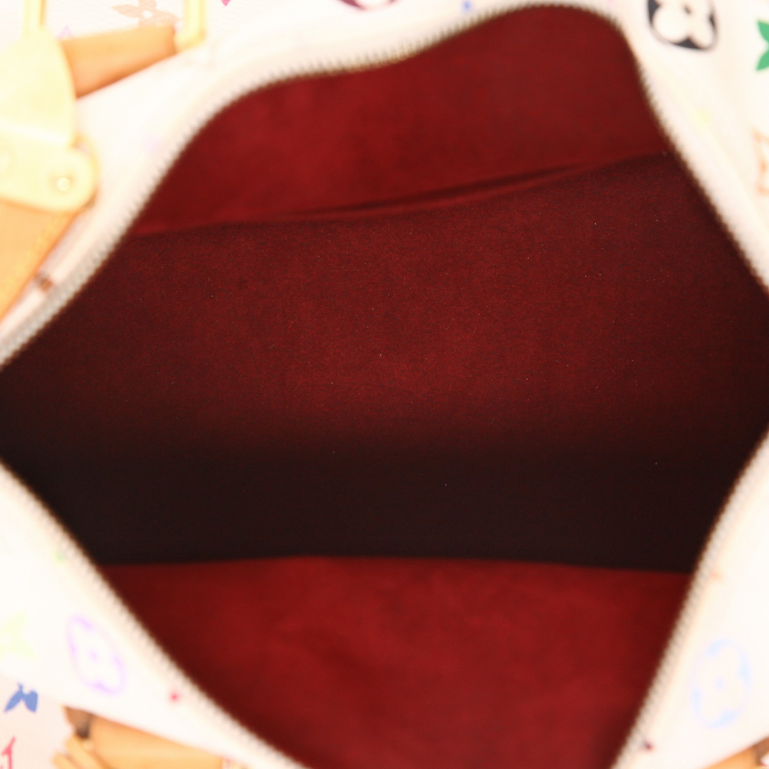 Louis Vuitton X Murakami  Speedy 30 handbag  in multicolor monogram canvas  and natural leather - Detail D3