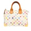 Bolso de mano Louis Vuitton X Murakami Speedy 30 en lona Monogram multicolor y cuero natural - Detail D4 thumbnail