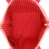 Louis Vuitton  Antigua shopping bag  in pink and red canvas  and natural leather - Detail D3 thumbnail