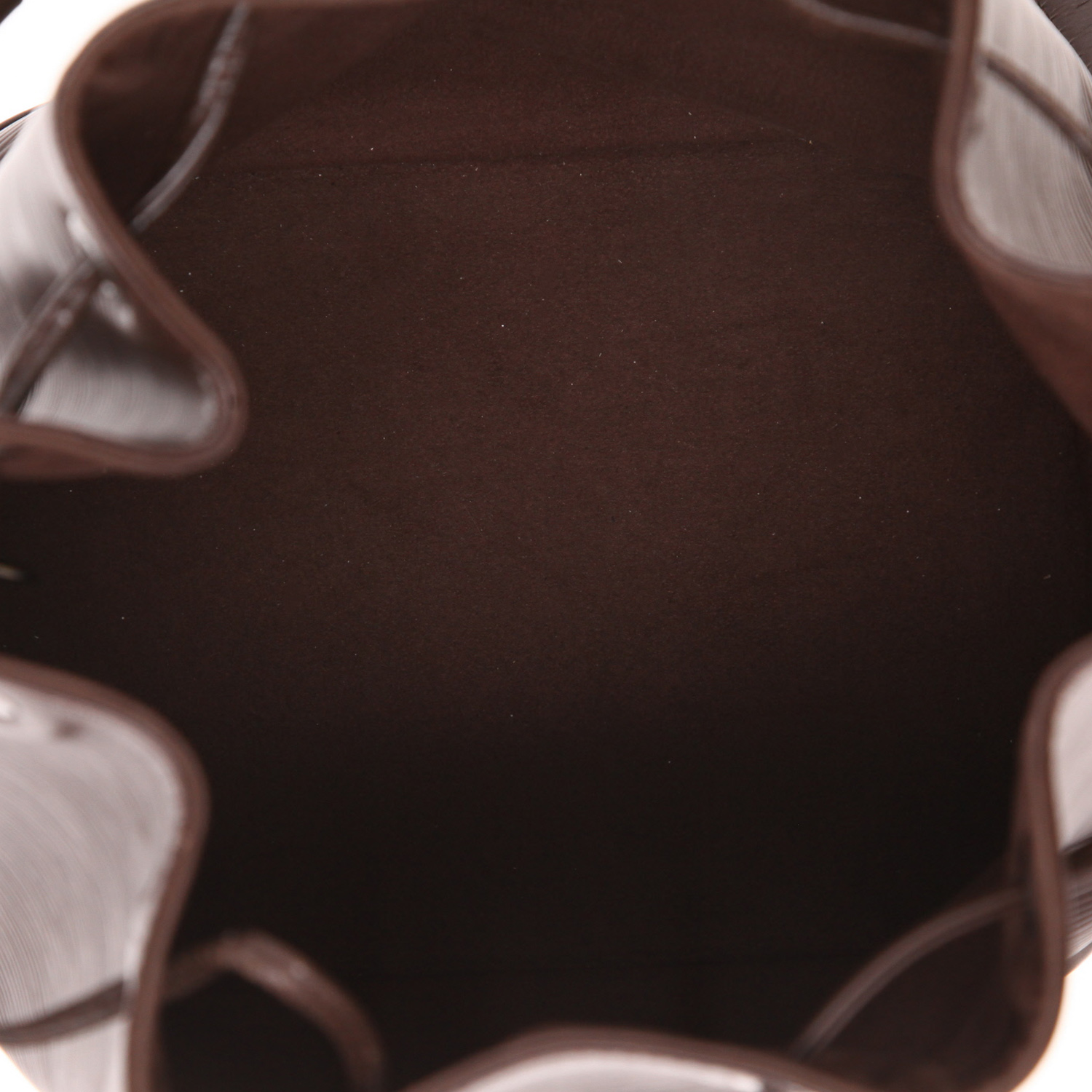 Sac cabas Louis Vuitton  Noé en cuir épi marron - Detail D3