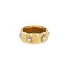 Anello a fascia Buccellati Macri Classica in oro giallo, oro bianco e diamanti - 00pp thumbnail