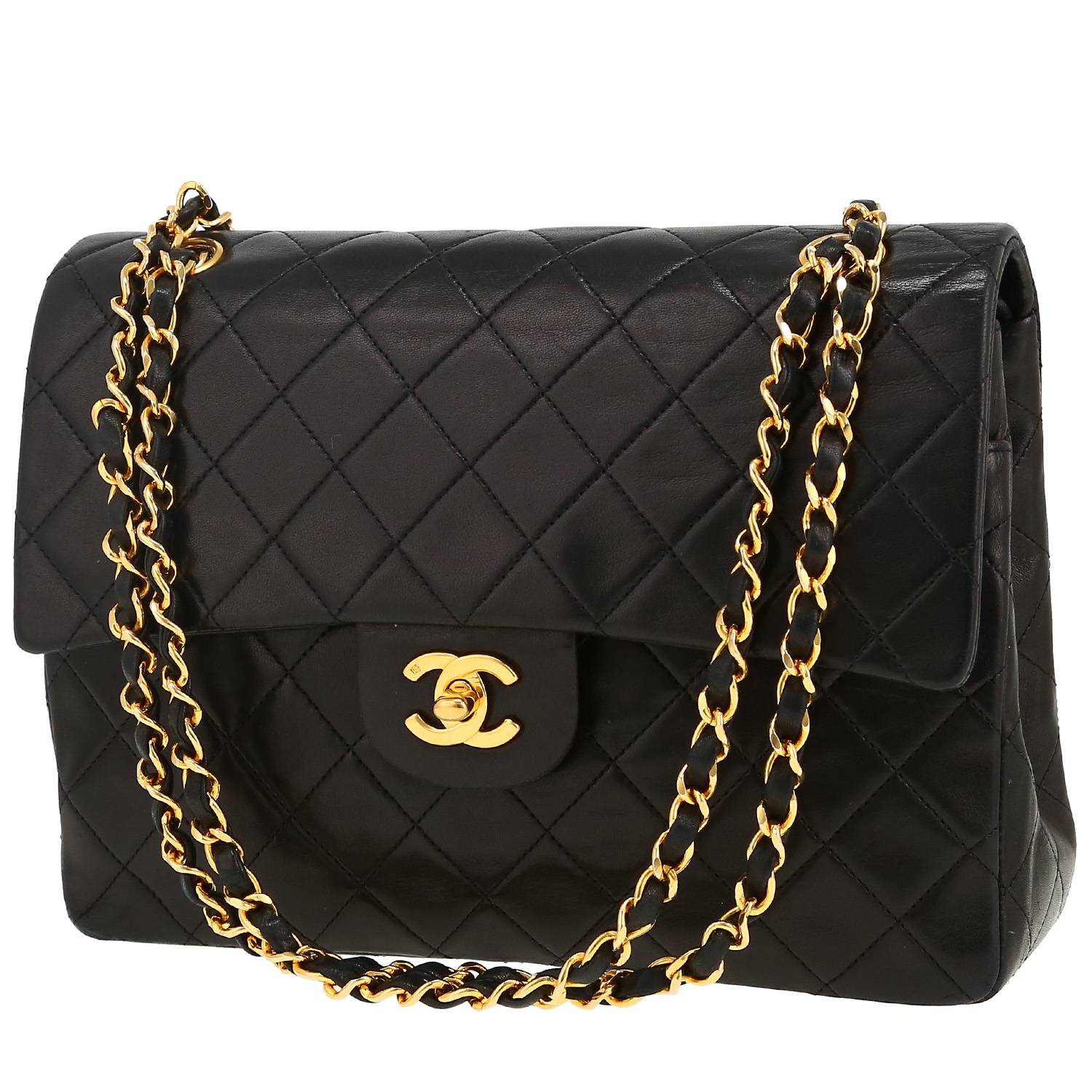 Borsa Chanel  Timeless Vintage in pelle trapuntata nera - 00pp