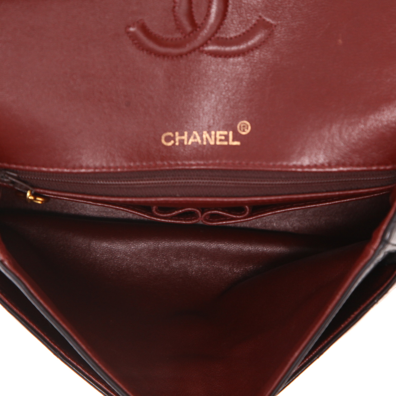 Chanel  Timeless Vintage handbag  in black quilted leather - Detail D3