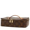 Gioielli scatola Louis Vuitton   in tela monogram marrone e pelle naturale marrone - 00pp thumbnail