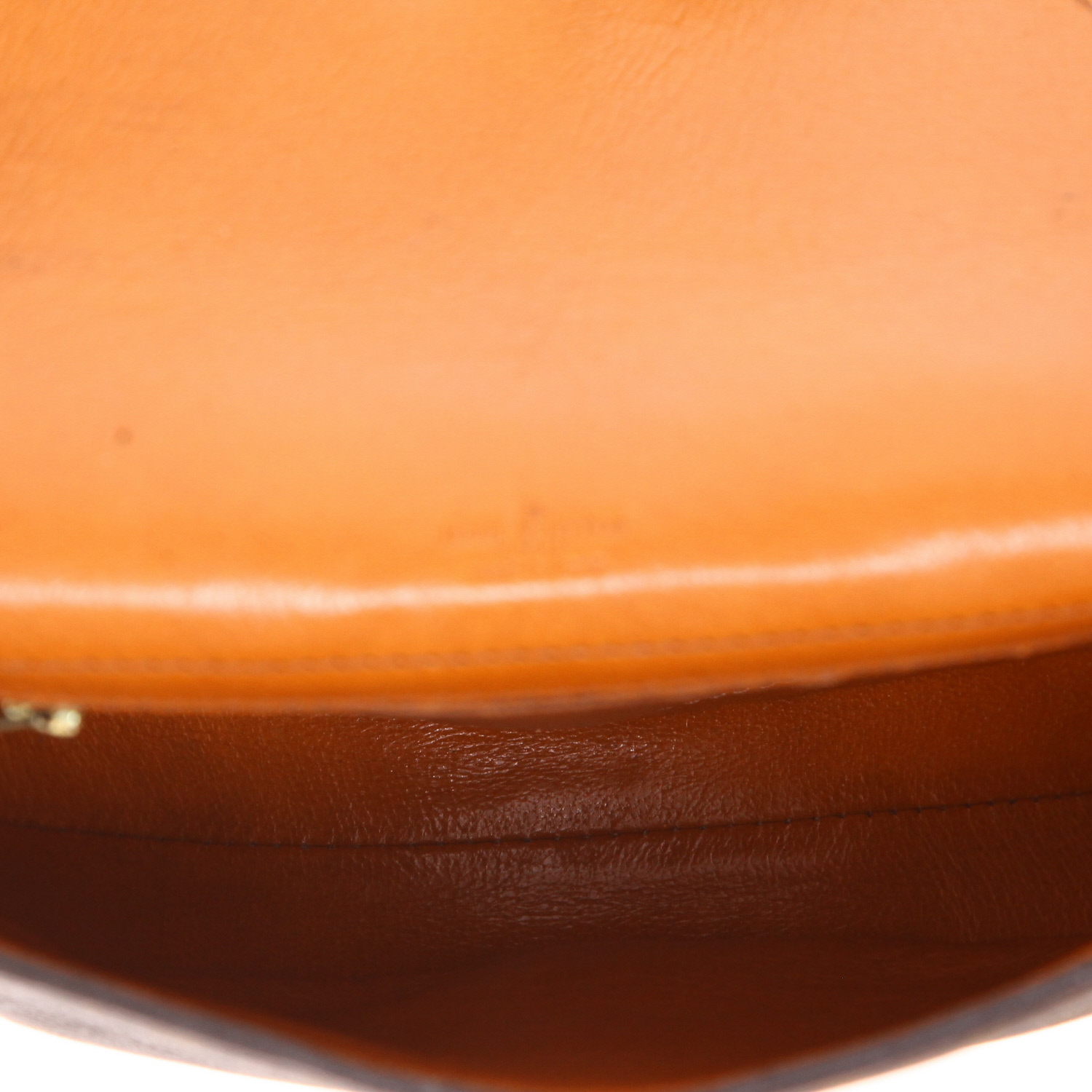 Bolso bandolera Louis Vuitton  Chantilly en lona Monogram marrón y cuero natural - Detail D3