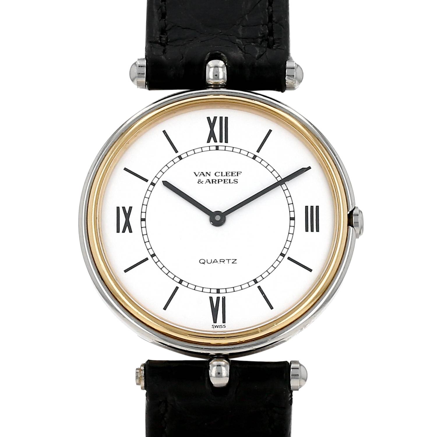 Montre Van Cleef 
Arpels La Collection en or et acier Vers 1990