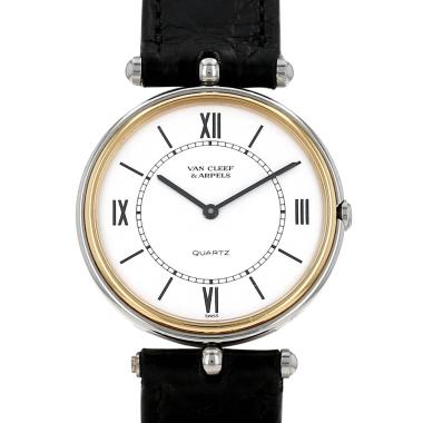 Montre Van Cleef & Arpels La Collection en or et acier Vers 1990