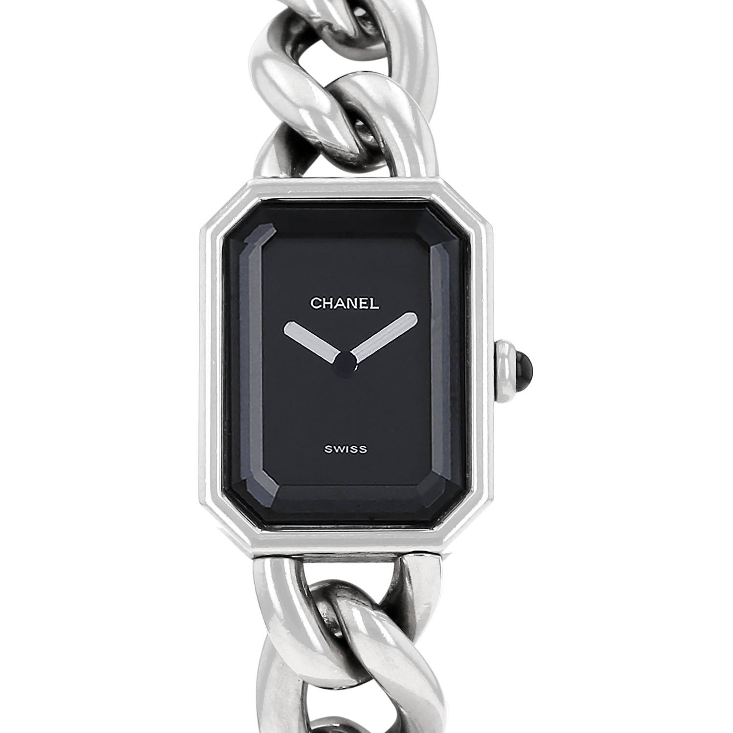 Chanel Première size L in stainless steel Ref: Chanel - H3250 Circa 2000