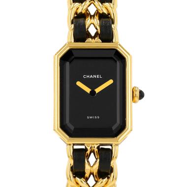 Orologio Chanel Première taglia L  in oro placcato  Circa 1990