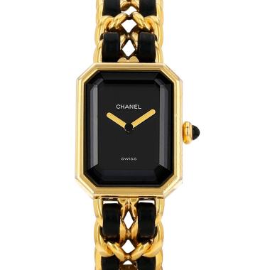 Orologio Chanel Première taglia M  in oro placcato Ref: Chanel - H0001  Circa 1990