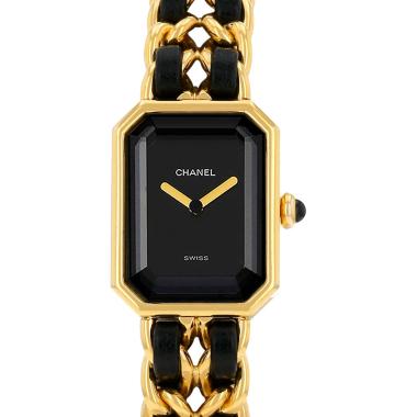 Chanel Première  size L  in gold plated Ref: Chanel - H0001  Circa 1990