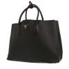 Bolso de mano Prada  Double en cuero saffiano negro - 00pp thumbnail