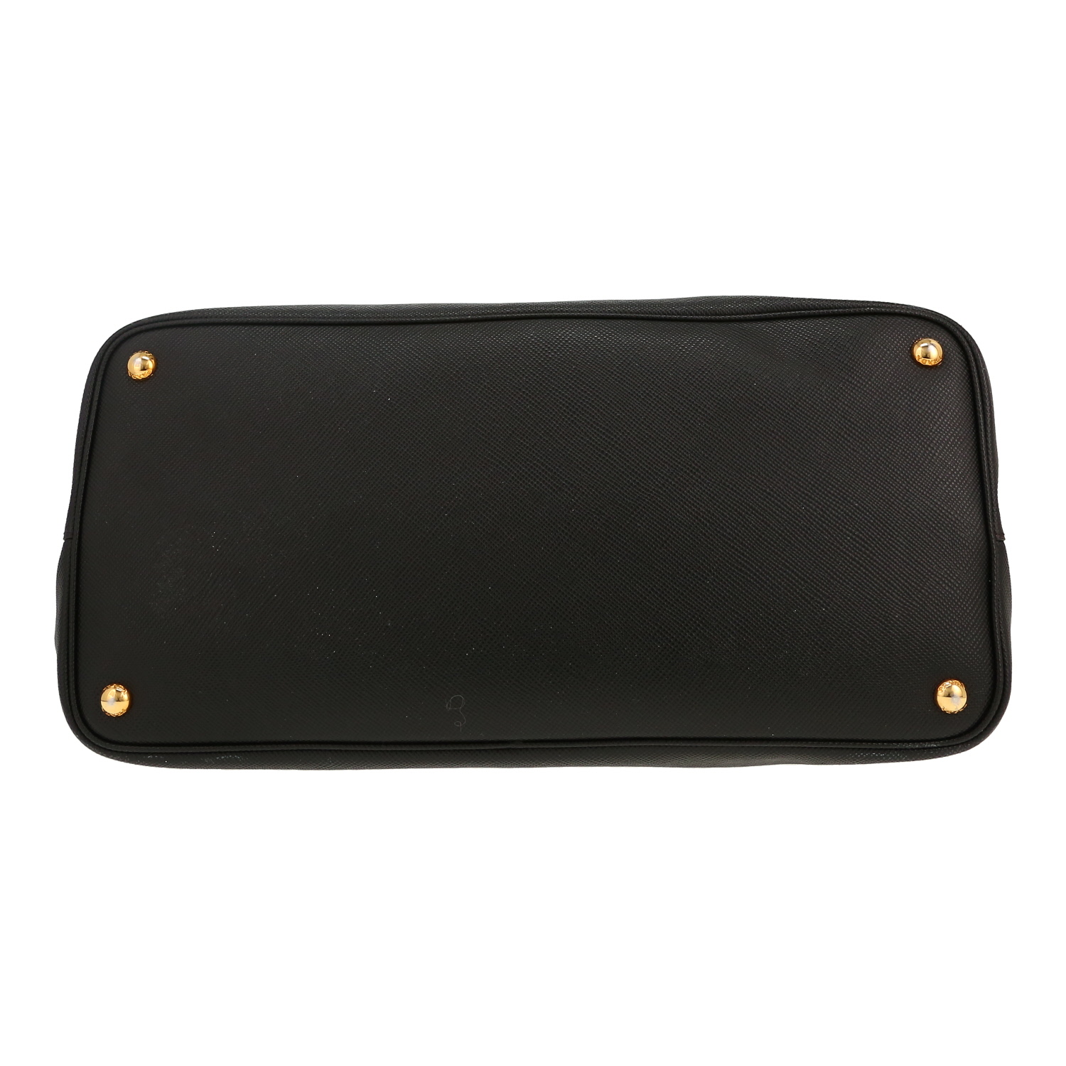 Borsa Prada  Modello Double medio  in pelle Saffiano Noir - Detail D1