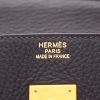 Hermès  Birkin 35 cm handbag  in navy blue leather taurillon clémence - Detail D2 thumbnail