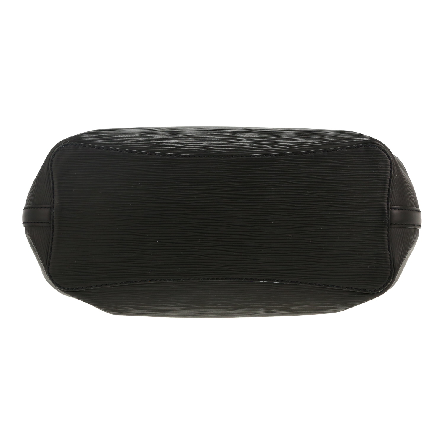 Sac bandoulière Louis Vuitton   en cuir épi noir - Detail D1