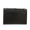 Borsa a tracolla Saint Laurent  Enveloppe in pelle martellata nera - Detail D4 thumbnail