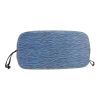 Louis Vuitton  Neverfull medium model  shopping bag  in blue epi leather - Detail D1 thumbnail