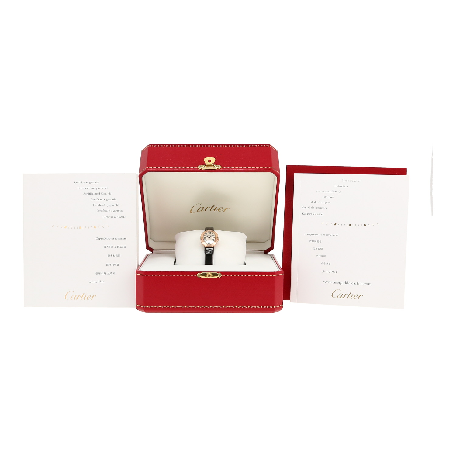 Reloj Cartier Mini Baignoire de oro rosa Ref: Cartier - 3099  Circa 2010