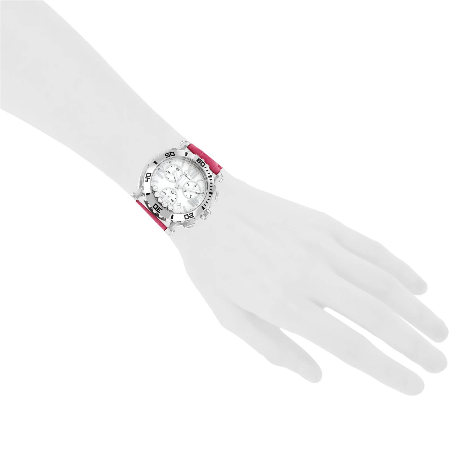 Chopard Happy Sport  in stainless steel Ref: Chopard - 8499  Circa 2000 - Detail D1