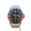 Montre Rolex GMT-Master « Long E » en acier Ref: 1675 Vers 1967 - 360 thumbnail