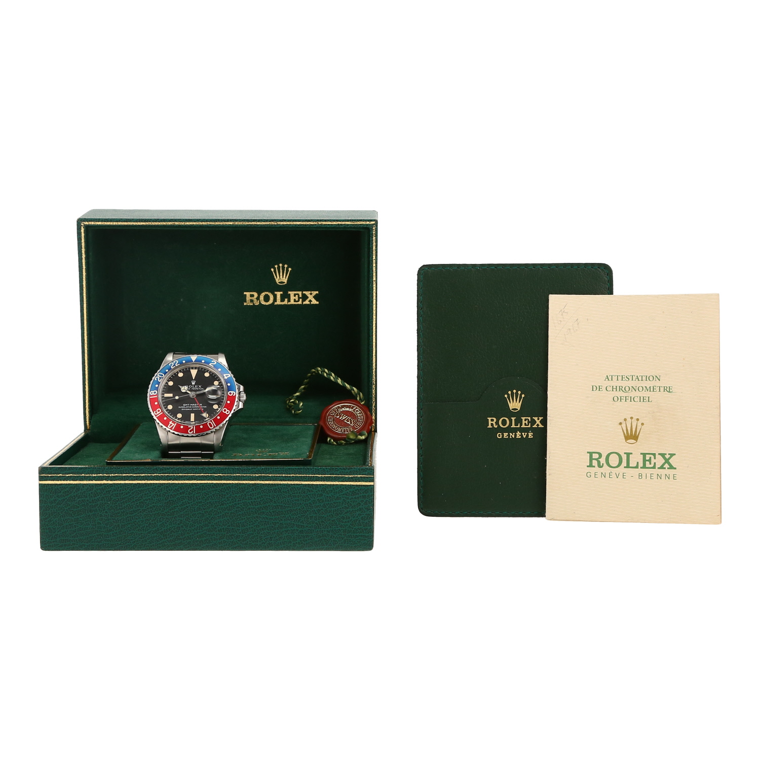Reloj Rolex GMT-Master de acero Ref: Rolex - 1675 « Long E » Esfera Circa 1967