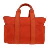 Hermès  Acapulco handbag  canvas  and orange leather - Detail D4 thumbnail