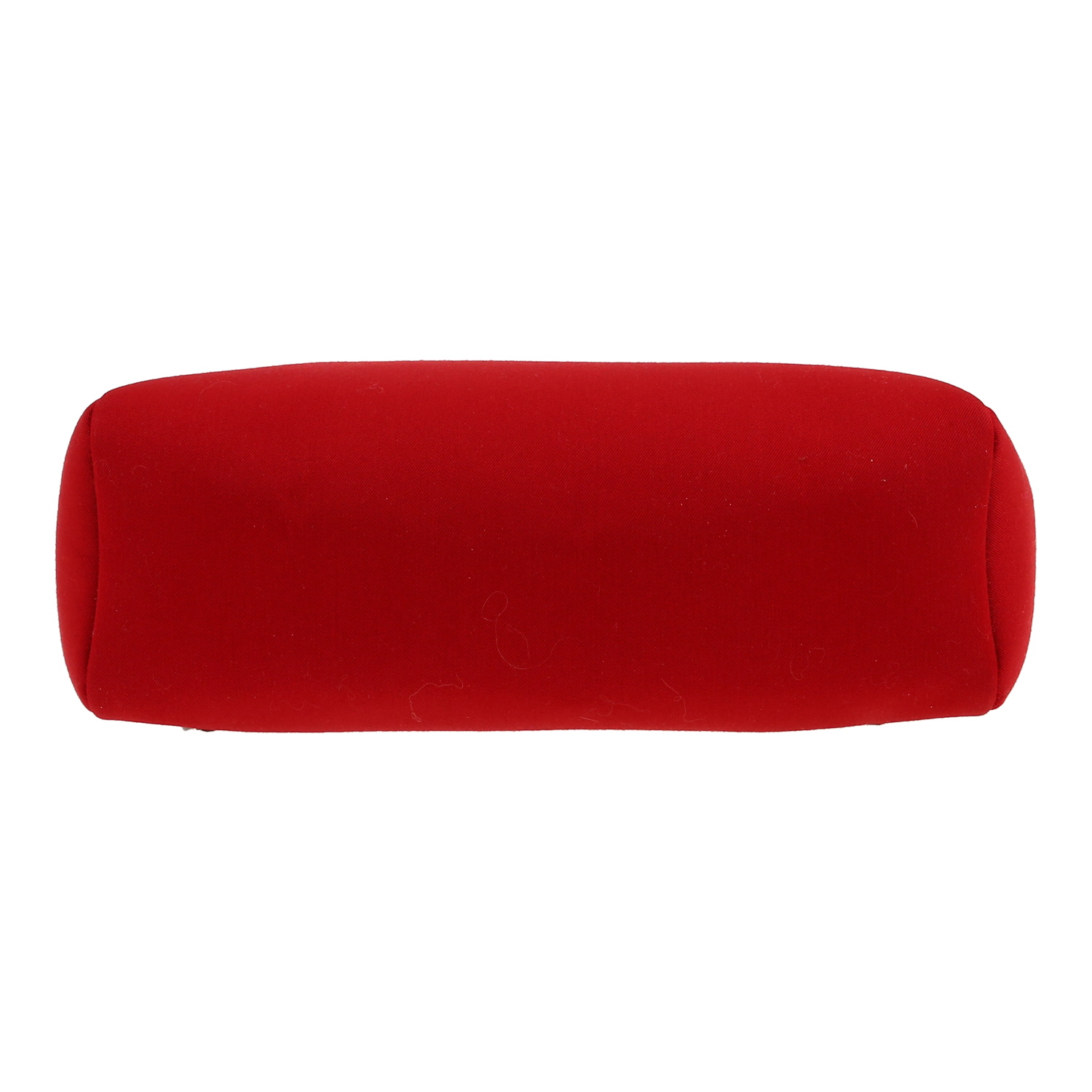 Sac à dos Hermès  Herbag en toile rouge et cuir marron - Detail D1