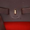 Hermès  Herbag backpack  in red canvas  and brown leather - Detail D2 thumbnail