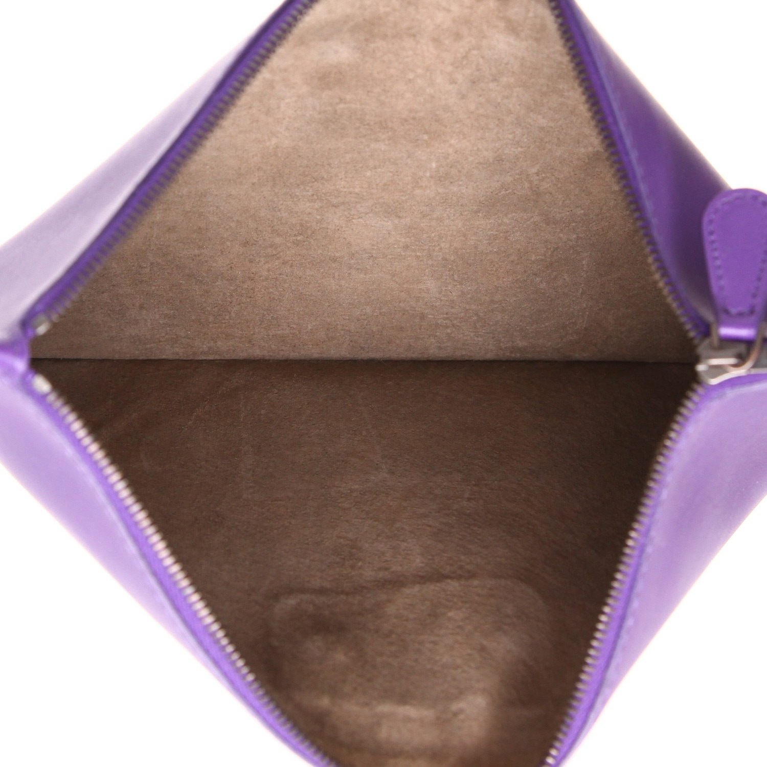 Bottega Veneta Cabat shopping bag in purple intrecciato leather - Detail D4