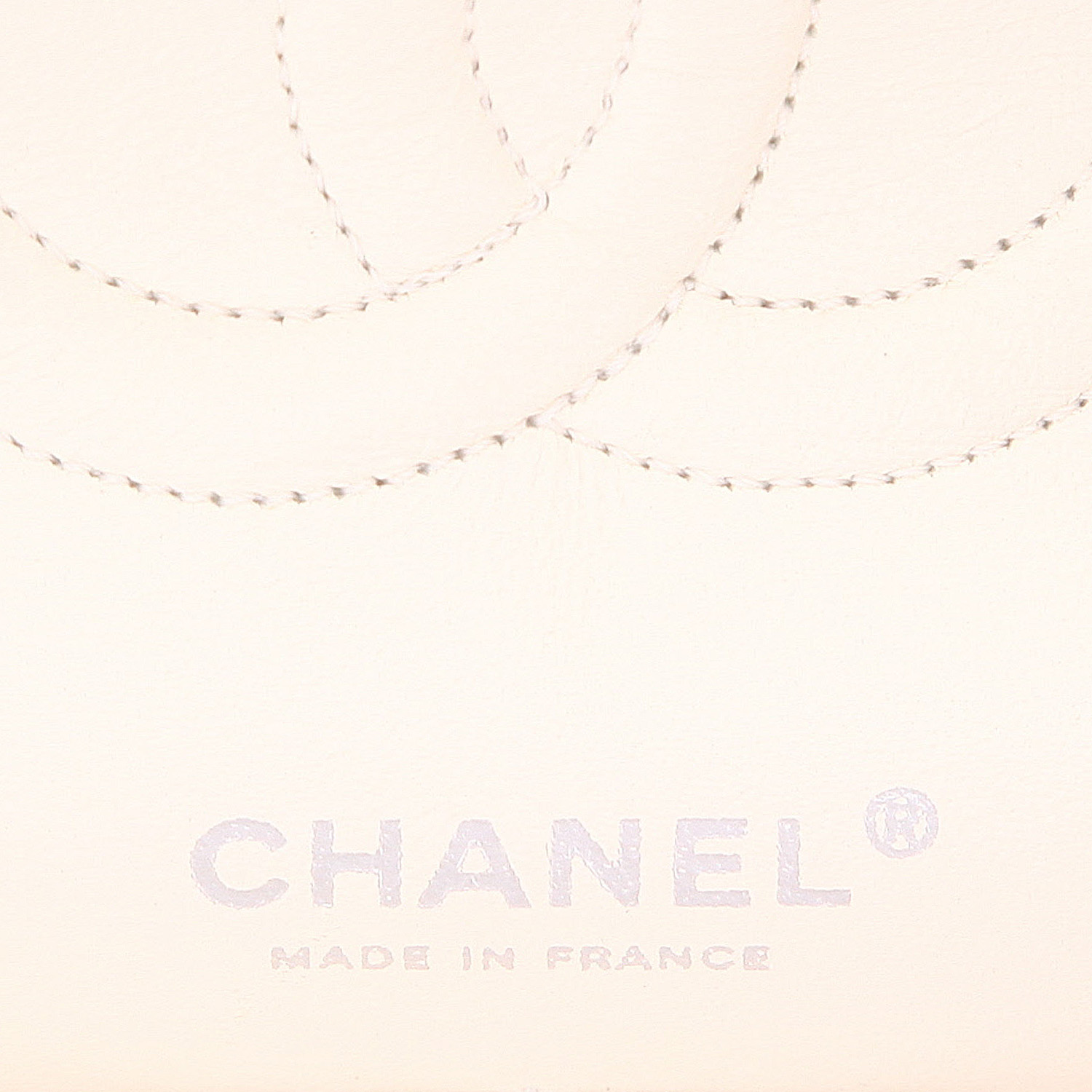 Sac à main Chanel  Timeless en tweed rose et écru et cuir écru - Detail D2