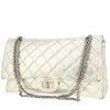 Chanel 2.55 shoulder bag  in silver quilted leather - 00pp thumbnail