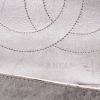 Chanel 2.55 shoulder bag  in silver quilted leather - Detail D2 thumbnail