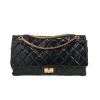 Bolso de mano Chanel 2.55 en charol acolchado azul - 360 thumbnail