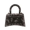 Sac à main Balenciaga  Hourglass en cuir noir et sequin - Detail D4 thumbnail
