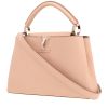 Sac à main Louis Vuitton  Capucines BB petit modèle  en cuir taurillon clémence rose - 00pp thumbnail