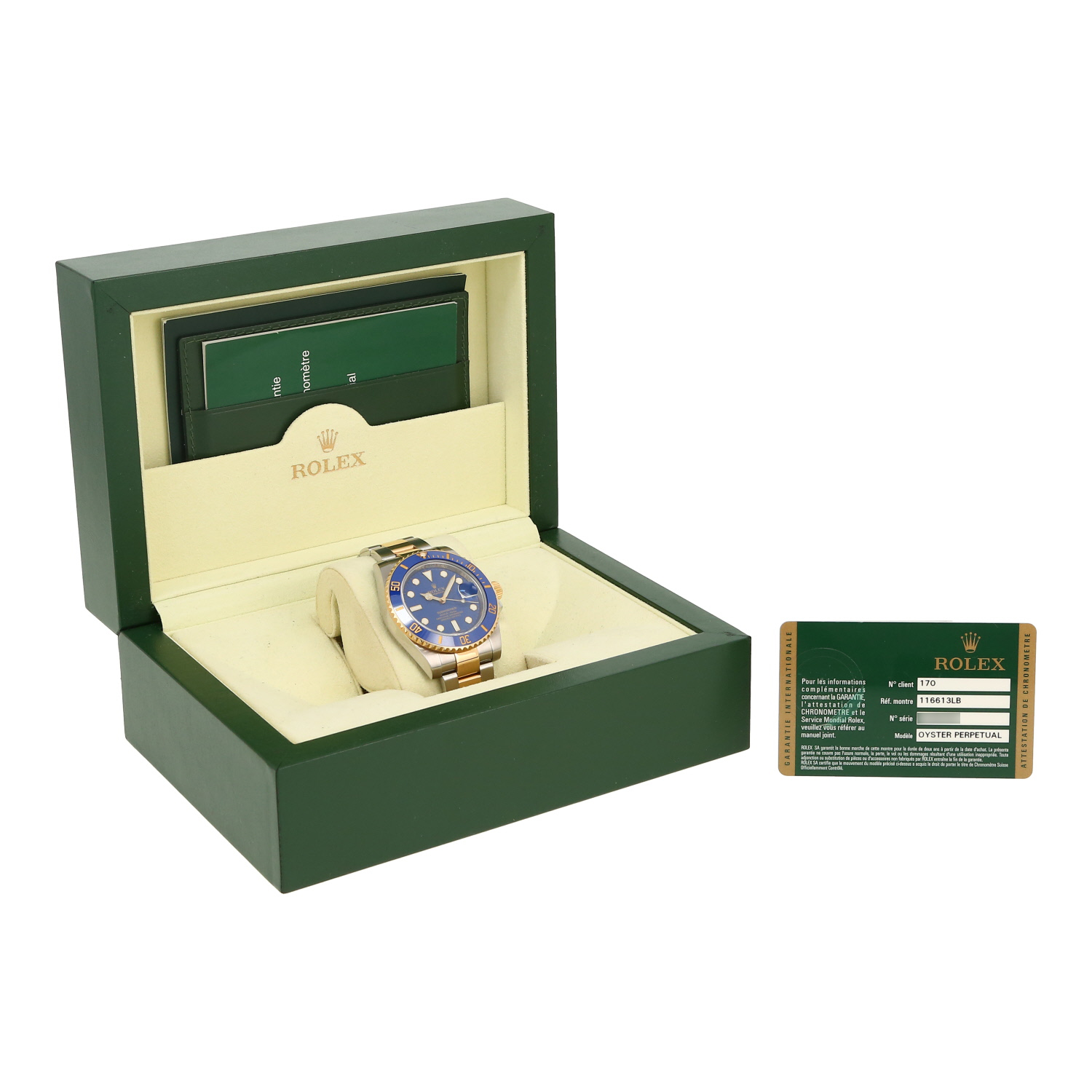 Montre Rolex Submariner Date en or et acier Ref: Rolex - 116613  Vers 2008 - Detail D2