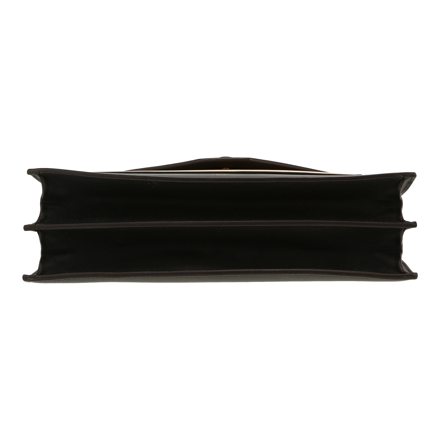 Borsa Celine  Pocket in pelle nera bordeaux e beige - Detail D1