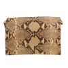 Celine  Blade handbag  in beige python - Detail D4 thumbnail