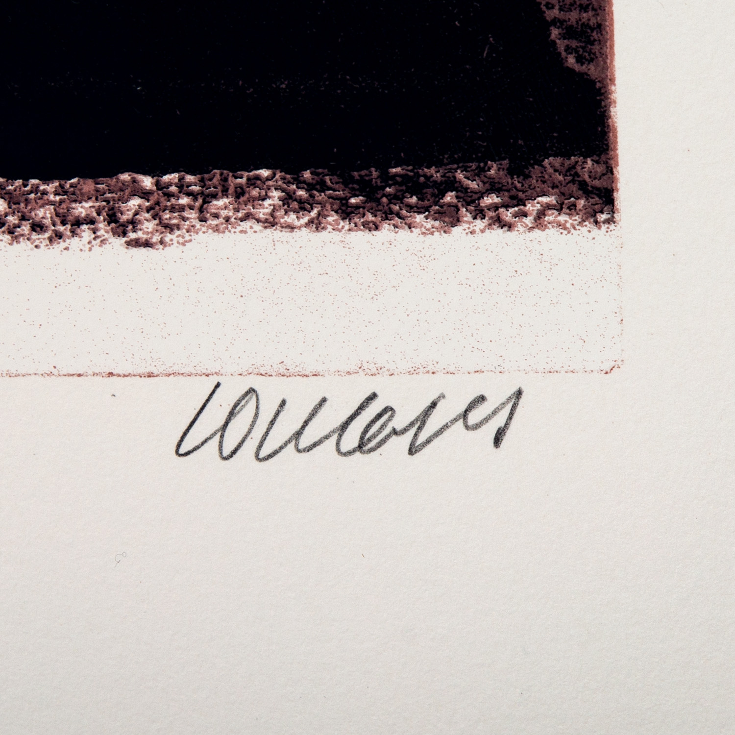 Pierre Soulages (1919-2022), Sérigraphie n°30 - 2008 - Detail D3