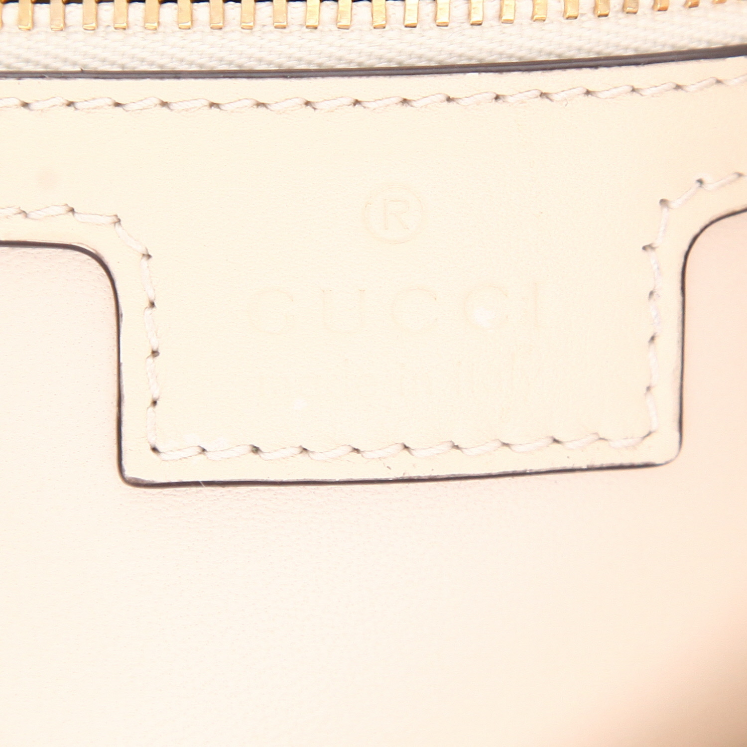 Sac bandoulière Gucci  Jackie en toile denim bleue - Detail D2