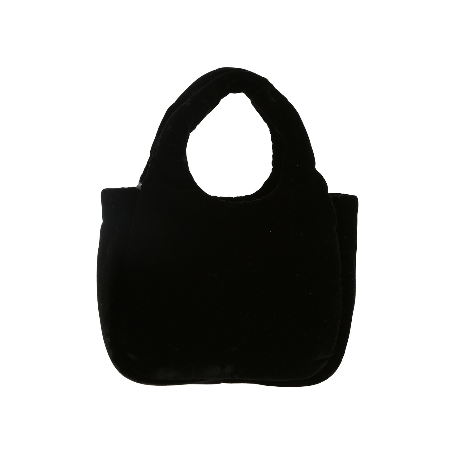 Borsa a tracolla Prada  Padded mini  in velluto nero - Detail D4