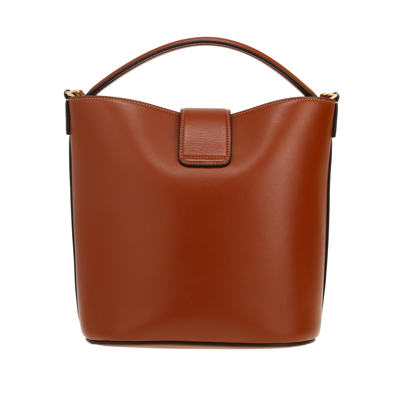 Sac à main Celine  Louise en cuir marron - Detail D4