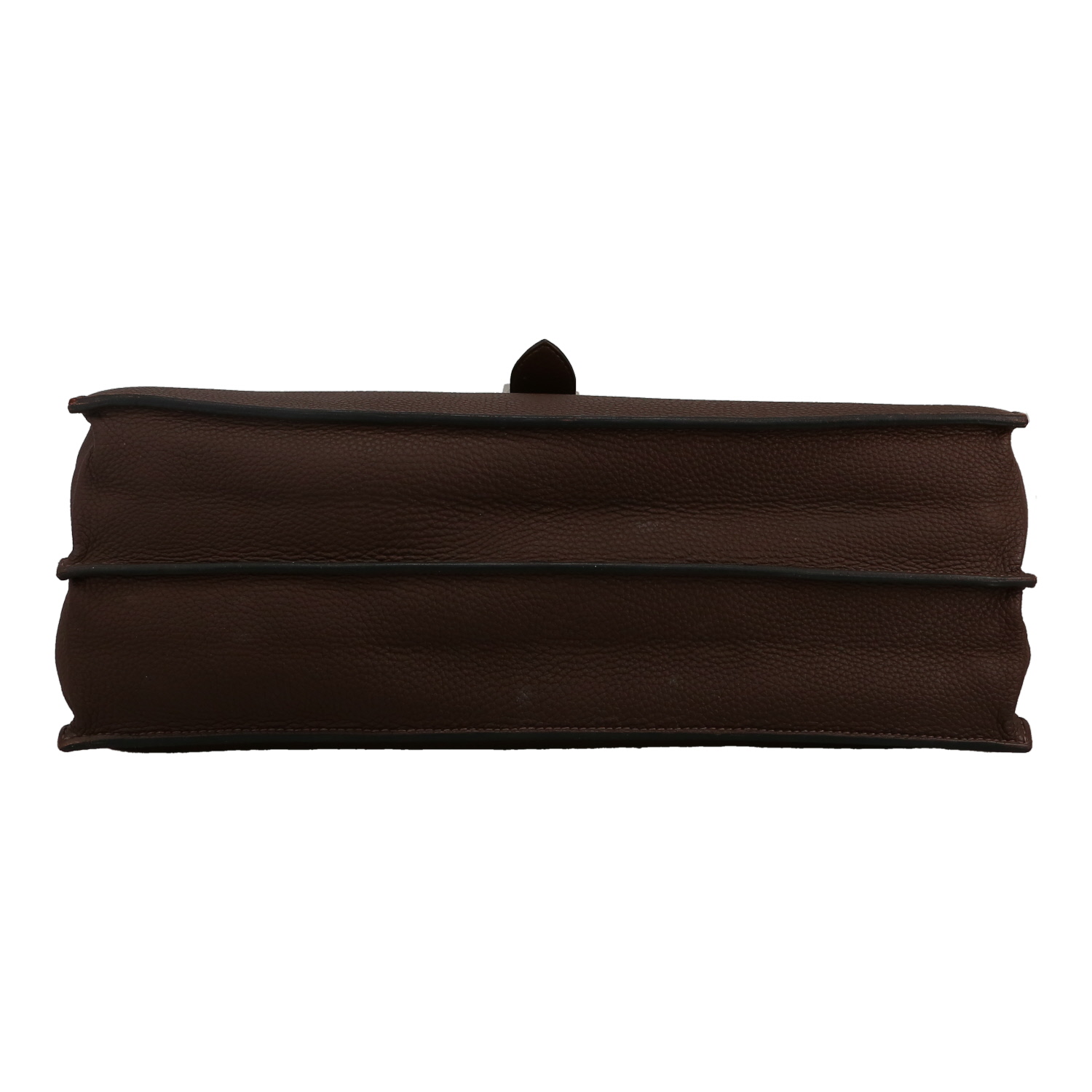 Hermès  Sac à dépêches briefcase  in brown togo leather - Detail D1