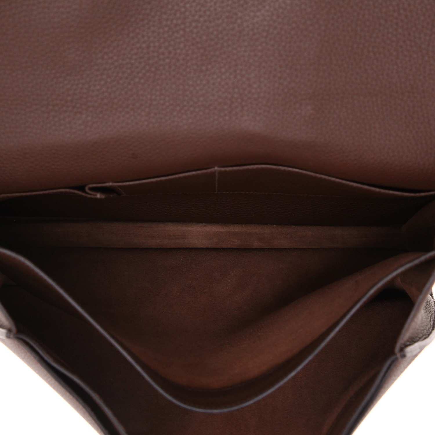 Porta-documentos Hermès  Sac à dépêches en cuero togo marrón - Detail D5