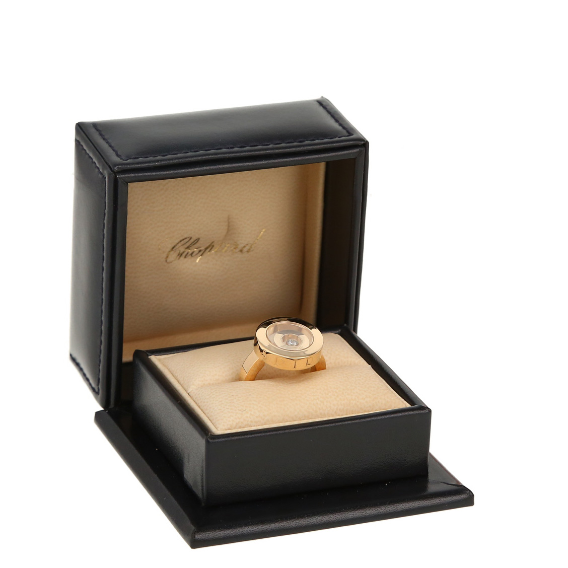 Bague Chopard Happy Spirit en or jaune et diamants - Detail D2