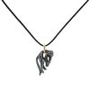 Pendentif Cartier Panthère Molle en or jaune et argent - 00pp thumbnail