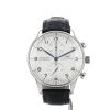 Orologio IWC Portuguese-Chronograph in acciaio Ref: IWC - 3714  Circa 2004 - 360 thumbnail